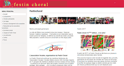 Desktop Screenshot of festinchoral.fr